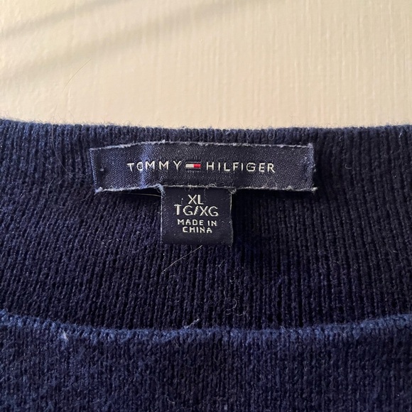 Tommy Hilfiger Dark Blue Knit Sweater - Picture 3 of 4